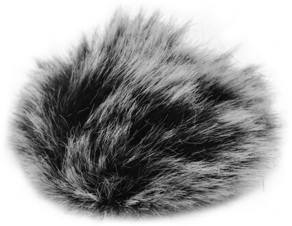 Clip-On Lavalier Microfoon Voorruit Harige Voorruit Compatibel Met Boya M1 En Andere Meest Revers Mic Fotografie Accessoires grijs-wit