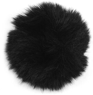 Clip-On Lavalier Microfoon Voorruit Harige Voorruit Compatibel Met Boya M1 En Andere Meest Revers Mic Fotografie Accessoires zwart