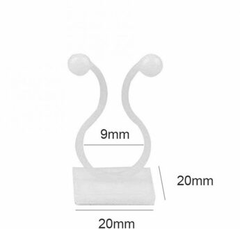 Clip Onzichtbare Muur Wijnstok Klimmen Kleverige Haak Rotan Vaste Clip Beugel Plant Stent Ondersteunt Onzichtbare Plant Muur Rotan Klem 01 klein wit