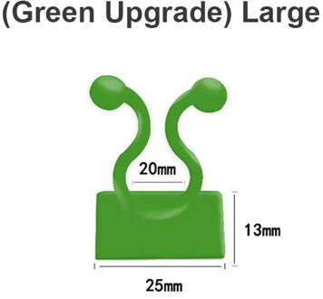 Clip Onzichtbare Muur Wijnstok Klimmen Kleverige Haak Rotan Vaste Clip Beugel Plant Stent Ondersteunt Onzichtbare Plant Muur Rotan Klem 06 groot groen