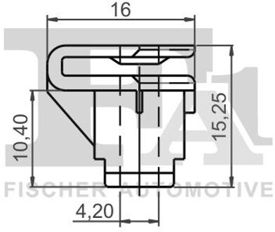 Clip, sier- /beschermingslijst 12100125