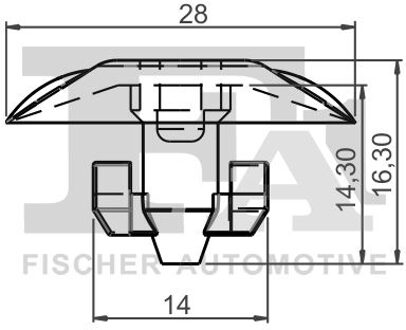 Clip, sier- /beschermingslijst 124002710