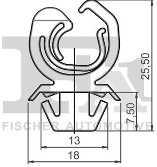 Clip, sier- /beschermingslijst 124003110