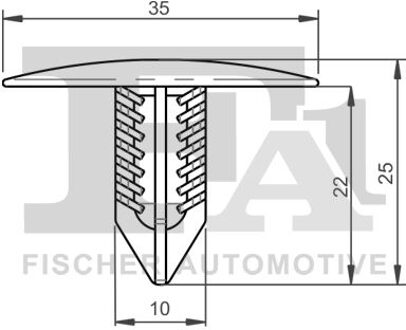 Clip, sier- /beschermingslijst 22100045