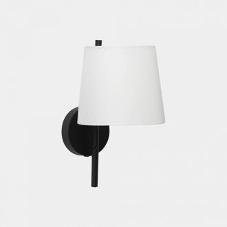 Clip wandlamp met LED leeslamp wit wit, zwart