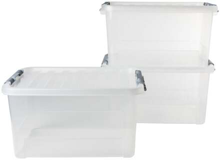 Clipbox 25 liter - 31x42x23 cm - set van 3