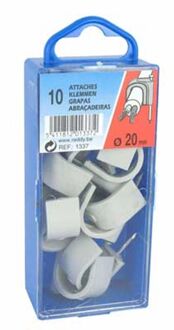 Clips 20mm Grijs 10st.