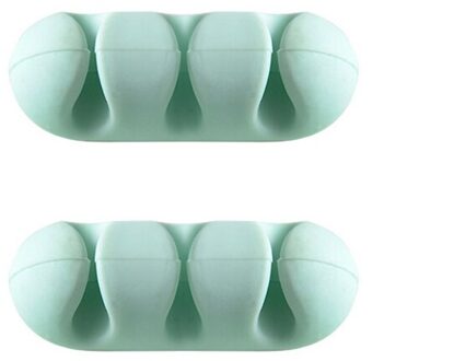 Clips Kabel Organizer Houder Muis Draad Clip Desktop Data Lijn Separator Zelfklevende Winder Kabel Draad Vaststelling Sales groen