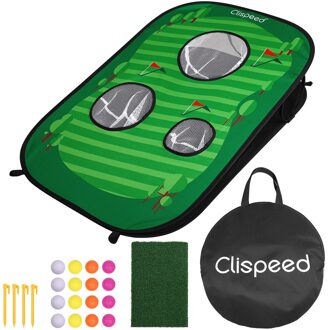 Clispeed Opvouwbare Golf Chippen Netto Cornhole Spel Set Golfen Doel Netto Voor Indoor Outdoor Praktijk Training