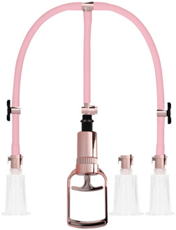 Clitorale Tepelpomp Set Middel - Groot