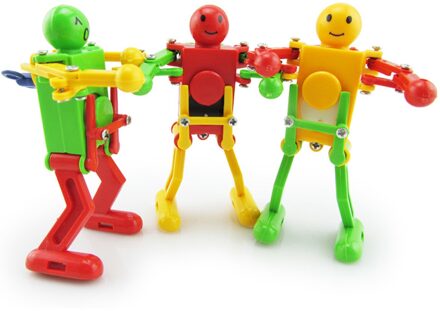 Clockwork Wind Up Dansende Robot Speelgoed Voor Baby Kids Developmental Puzzel Speelgoed