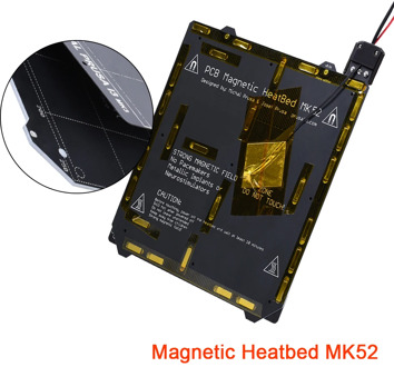 Clone Prusa I3 MK3 Heated Bed MK52 Magnetic Panel 24V And Spring Steel Plate Textured PEI Film 3D Printing Platform kit Heatbed