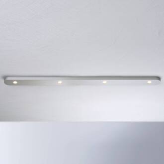 Close LED plafondlamp, 4-lamps, aluminium geanodiseerd aluminium
