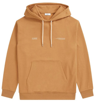 CLOSED Bedrukte hoodie Closed , Brown , Heren - M