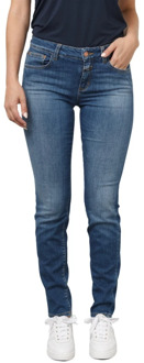 CLOSED Lage taille jeans met zijzakken Closed , Blue , Dames - W26,W33