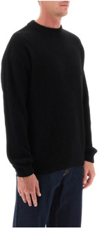 CLOSED Round-neck Knitwear Closed , Black , Heren - M