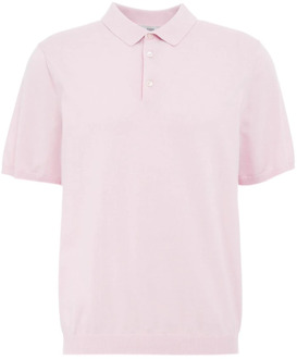 CLOSED Roze Ss23 Heren Polo Shirt Closed , Pink , Heren - XL