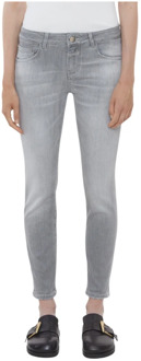 CLOSED Ultiem Comfort Baker Skinny Jeans Closed , Gray , Dames - W25,W30,W28