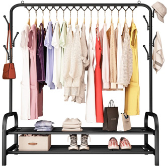 Clothes Hanger Coat Rack Floor Hanger Storage Wardrobe Clothing Drying Racks porte manteau kledingrek perchero de pie
