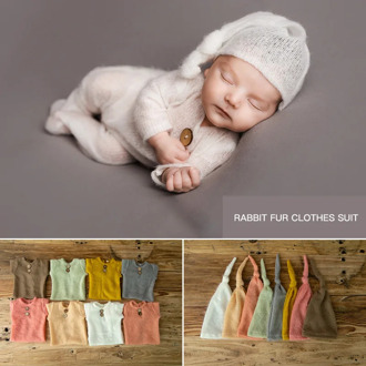 Clothes Newborn Baby Photography Romper Photo Shoot Costume Boy And Girl Photography Crochet Handmade Outfit Accessories