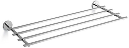 Clou Flat handdoekstapelrek chroom B60xH4.8xD25.8cm
