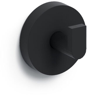 Clou Flat set van 2 handdoekhaken 4.8x3.6x4.8cm mat zwart