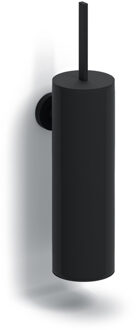 Clou Flat toiletborstelgarnituur 11.5x35cm mat zwart