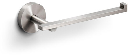 Clou Flat toiletrolhouder 16.5x4.8cm l-vorm zonder klep RVS geborsteld CL/09.02030.41