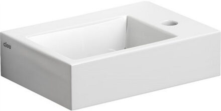 Clou Flush 2 Fontein met kraangat  36x24,5 cm Wit