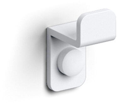 Clou Fold enkele haak mat wit poedercoating CL/09.04063.20 Wit mat