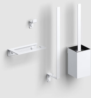 Clou Fold toilet accessoireset mat wit CL/09.04099.20.01 Wit mat