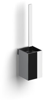 Clou Fold toiletborstelgarnituur - 35.5cm hoog - wandmodel - chroom CL/09.04041.29