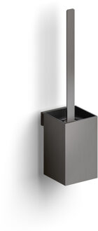 Clou Fold toiletborstelgarnituur, wandmontage, gunmetal geb. PVD