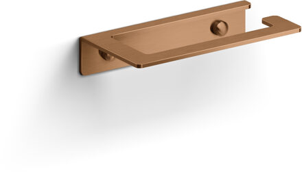 Clou Fold toiletrolhouder zonder klep, brons geb. PVD