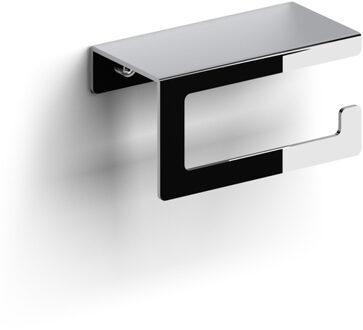 Clou Fold toiletrolhouder zonder klep gebogen model chroom CL/09.04029.29