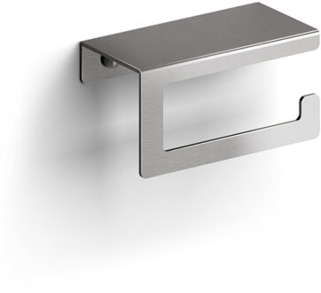 Clou Fold toiletrolhouder zonder klep gebogen model rvs gebors. CL/09.04029.41 RVS geborsteld