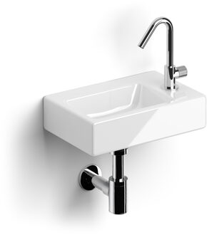 Clou Fonteinset Clou InBe 36x24.5x9 Keramiek Wit (incl. Kraan Afvoerplug en Sifon)