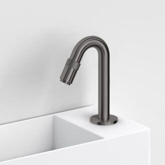 Clou Freddo Fonteinkraan - 15.5cm - opbouw - 1 gats - geborsteld gunmetal CL/06.03013.84 Gunmetal geborsteld (antraciet)