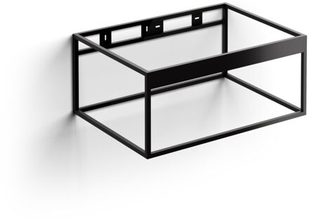 Clou Hammock Frame Kokerprofiel Kast Zonder Bodem RVS Mat Zwart 70x50.3x30cm