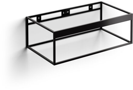 Clou Hammock Frame Kokerprofiel Kast Zonder Bodem RVS Mat Zwart 90x50.3x30cm