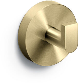 Clou Handdoekhaak Clou Flat Set 2st Goud Geborsteld PVD Clou