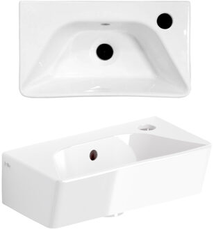 Clou InBe Fontein - 40.5x22.5x11cm - met kraangat - keramiek - wit IB/03.03015