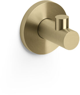 Clou Kaldur enkele haak goud geborsteld PVD CL/09.05063.82