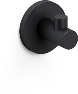 Clou Kaldur enkele haak mat zwart CL/09.05063.21 Zwart mat