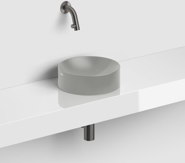 Clou Kaldur fonteinkraan korte uitl. wandm. gunmetal geb. PVD CL/06.05.001.84