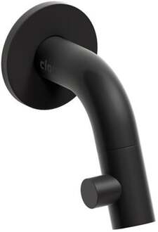 Clou Kaldur Fonteinkraan Met Korte Uitloop Voor Wandmontage Mat Zwart 4.5x7.4x6.8cm