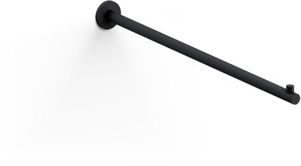 Clou Kaldur handdoekrek 42cm, recht, mat zwart