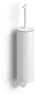 Clou Kaldur toiletborstelgarnituur wandmodel mat wit CL/09.05041.20 Wit mat