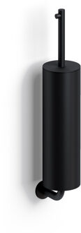 Clou Kaldur toiletborstelgarnituur wandmodel mat zwart CL/09.05041.21 Zwart mat