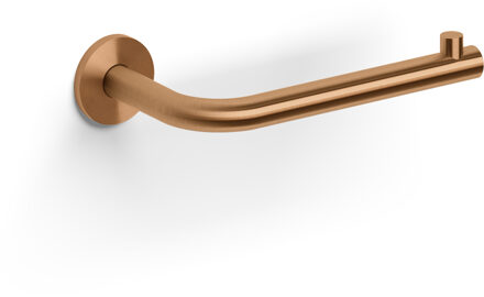 Clou Kaldur toiletrolhouder L-vorm zonder klep brons geb. PVD CL/09.05030.83 Brons geborsteld